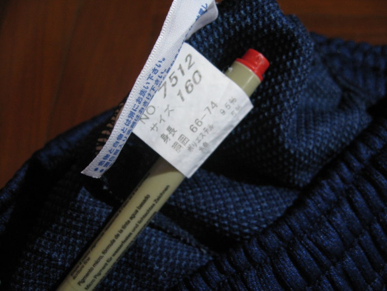 Size S Ladies Womens Vintage 1990s AUTHENTIC Japan Japanese Navy Blue Track suite Sport Pants Jogging Warm Up Pants Track Trousers Bottoms