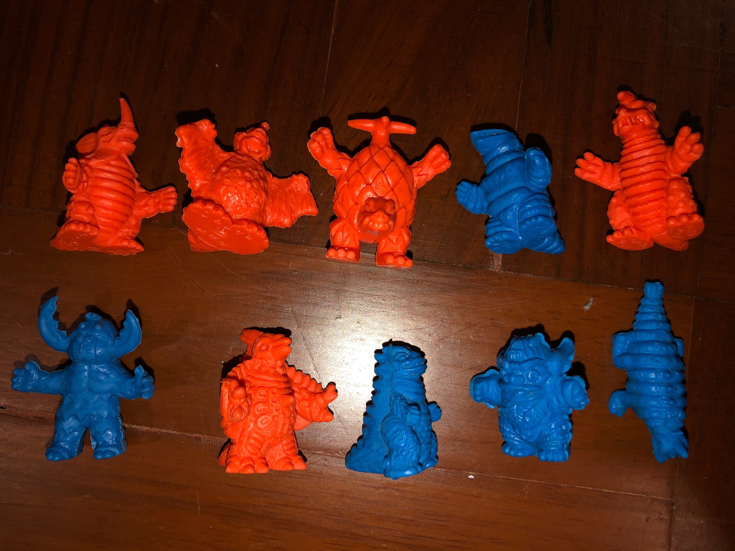 Vintage 1980s Japan Micro Ultraman Godzilla Kaiju Monster Kinkeshi