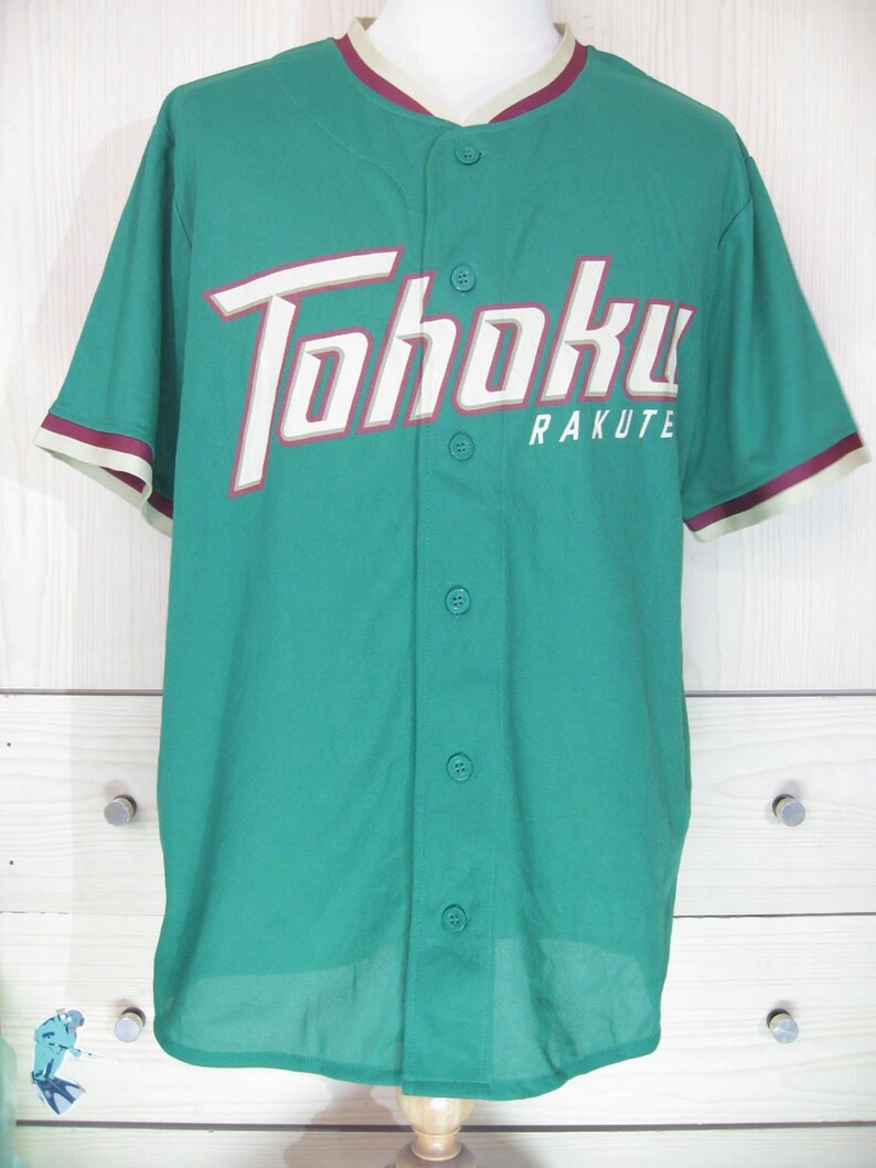 Vintage Originals 1990s Majestic Tohoku Rakuten Golden Eagles Tokyo Japan Japanese Baseball Nippon Pacific League L Rare