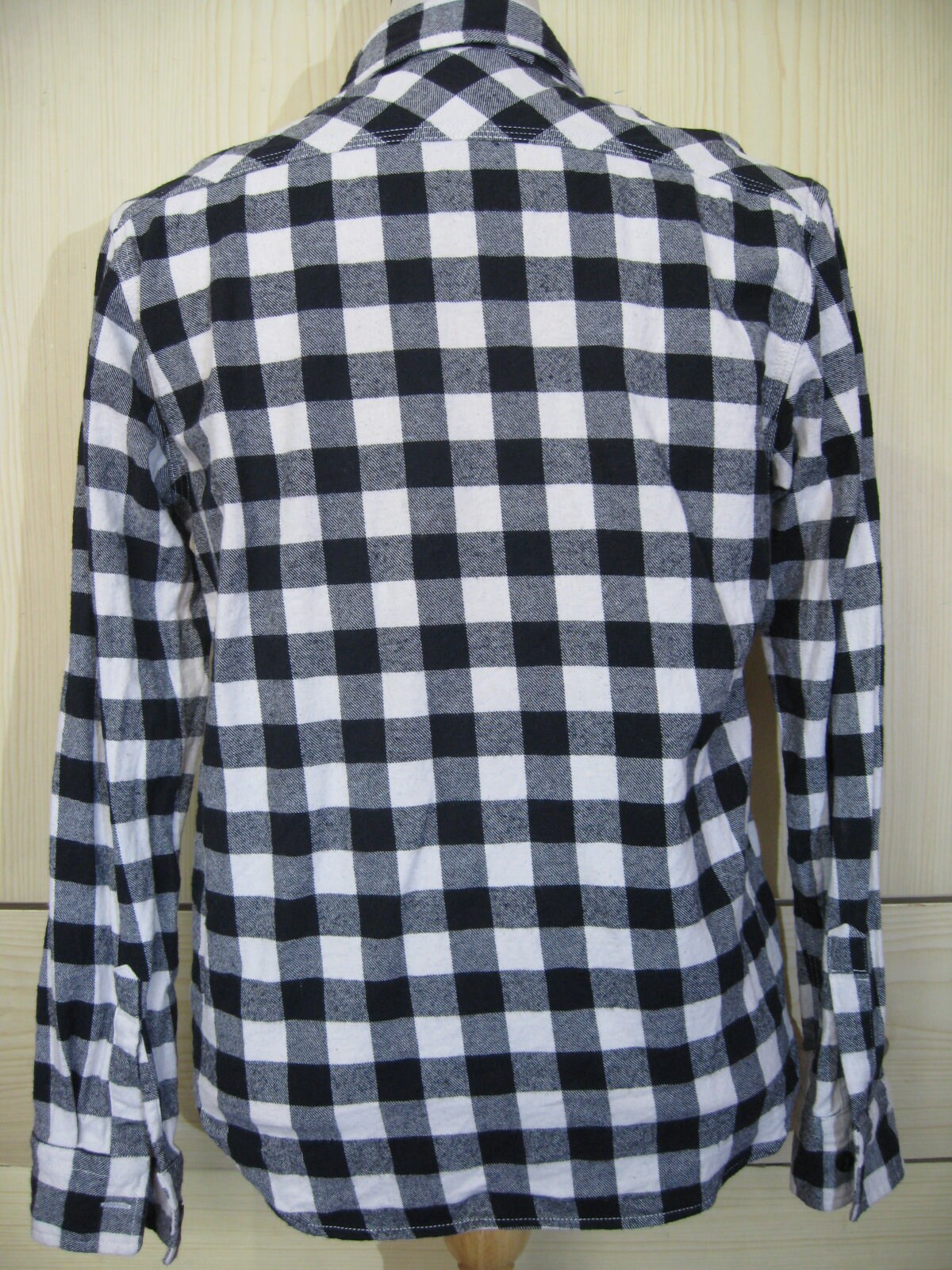 Size M Vintage Checkered Japanese Flannel Flannels Long Etsy UK