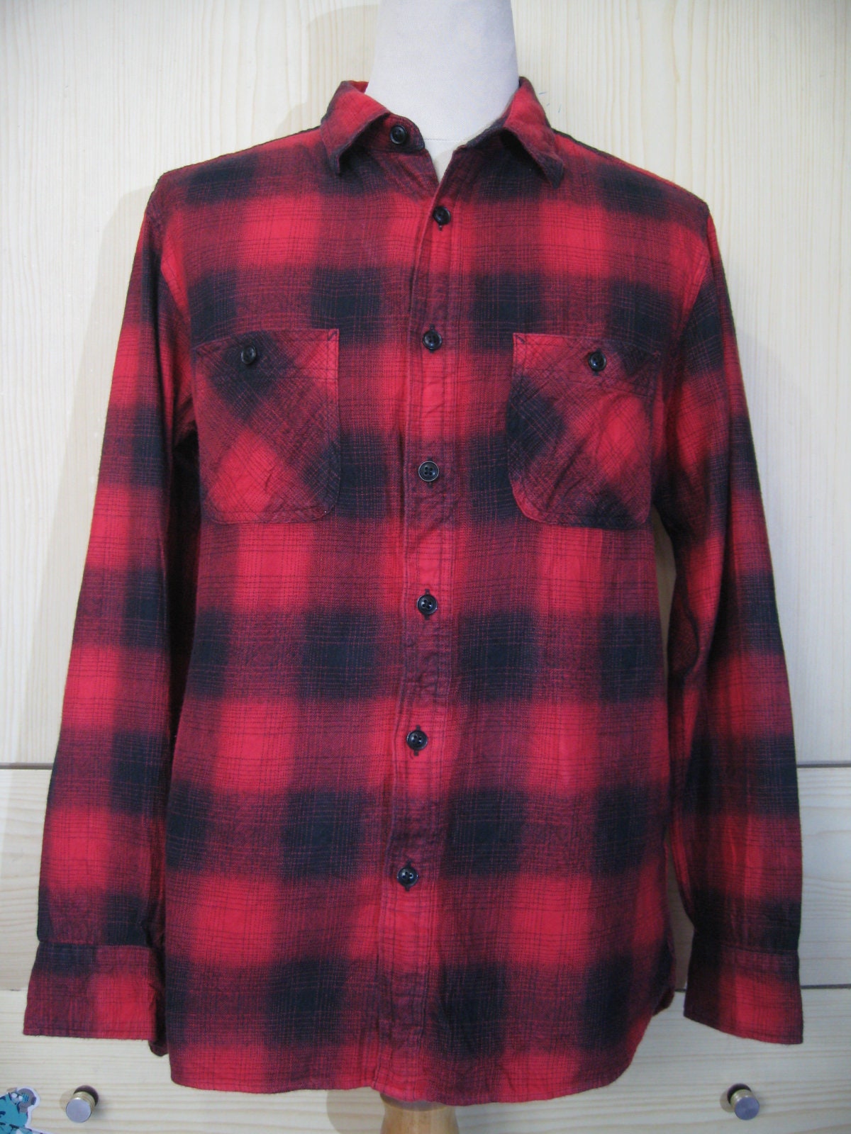 Vintage Uniqlo Casual Checked Thick Cotton Lumber Jack Vintage Uniqlo Casual Checked Thick Cotton Lumber Jack