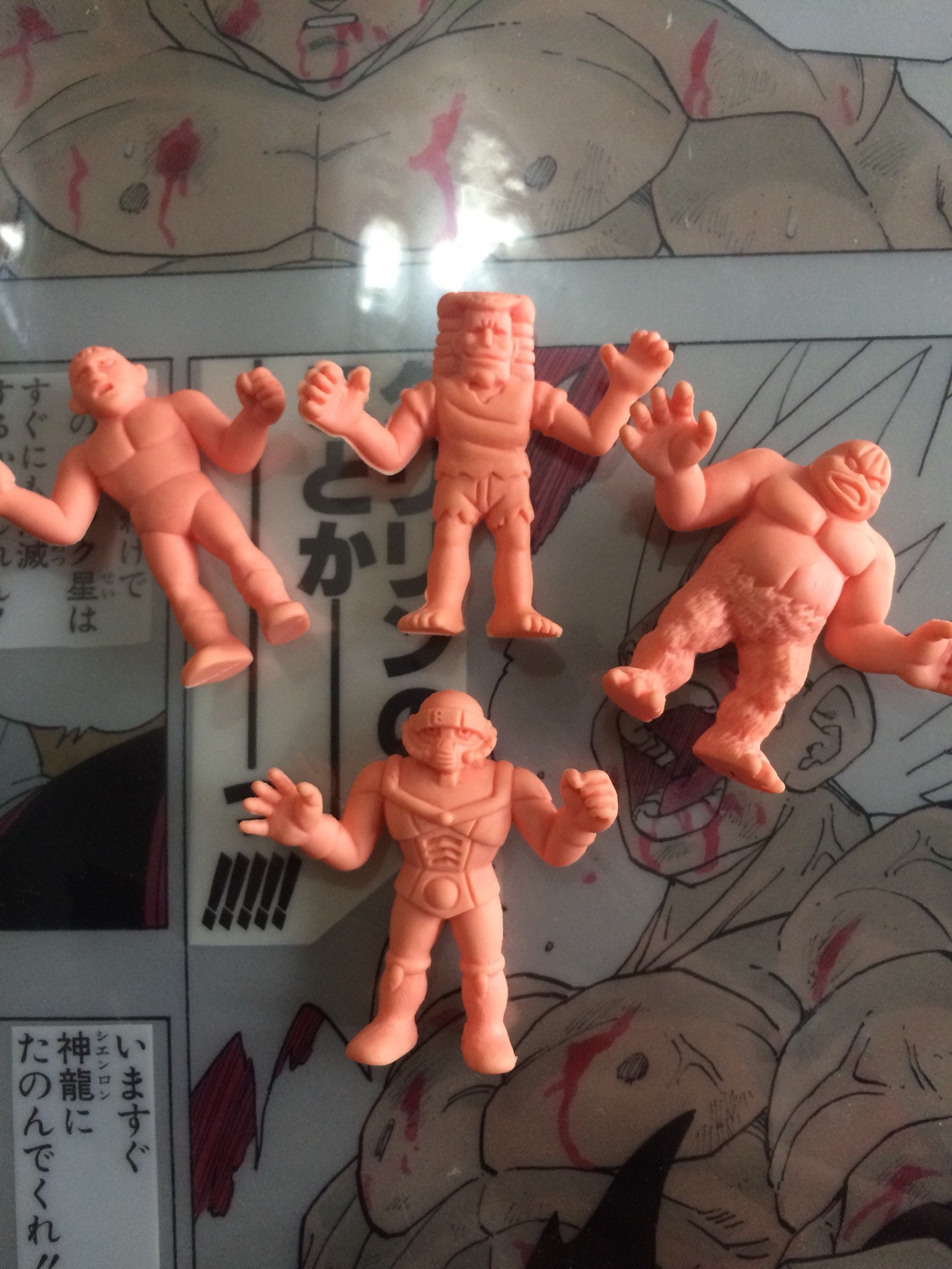 希少　ギズモ　Manufacturas Quiron,s.a. ヴィンテージ Vintage 80s Japan Kinnikuman M.U.S.C.L.E Kinkeshi Rubber