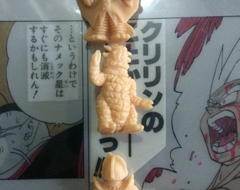 Vintage des années 80 au Japon Popy Ultraman Kaiju Monster Kinkeshi caoutchouc jouets M.U.S.C.L.E muscleman keshi Figure gomme LOT de 5 rétro japonais