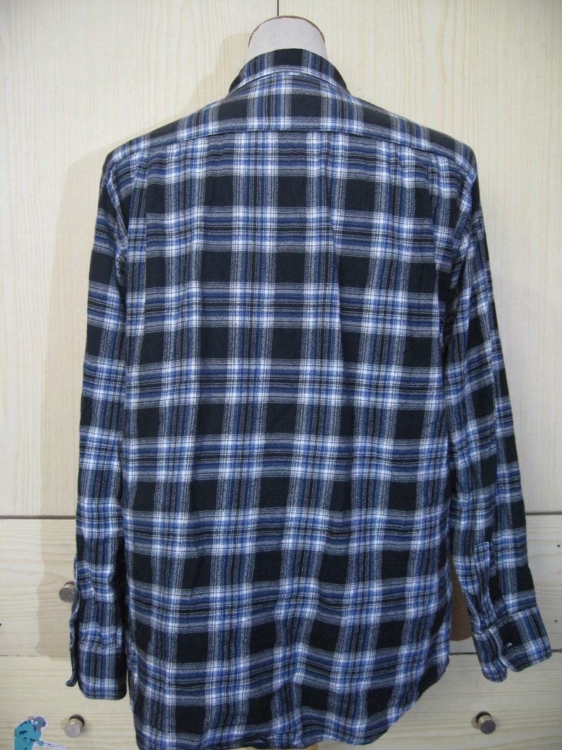 Vintage Japanese Flannel Long Sleeved Shirt Japan Casual - Etsy