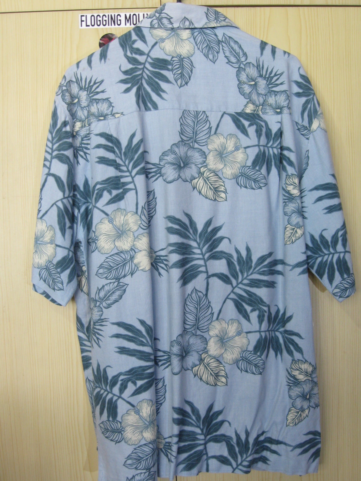 Mens M Vintage 1980s Summa Hawaiin Shirt Flower Blue Aloha | Etsy