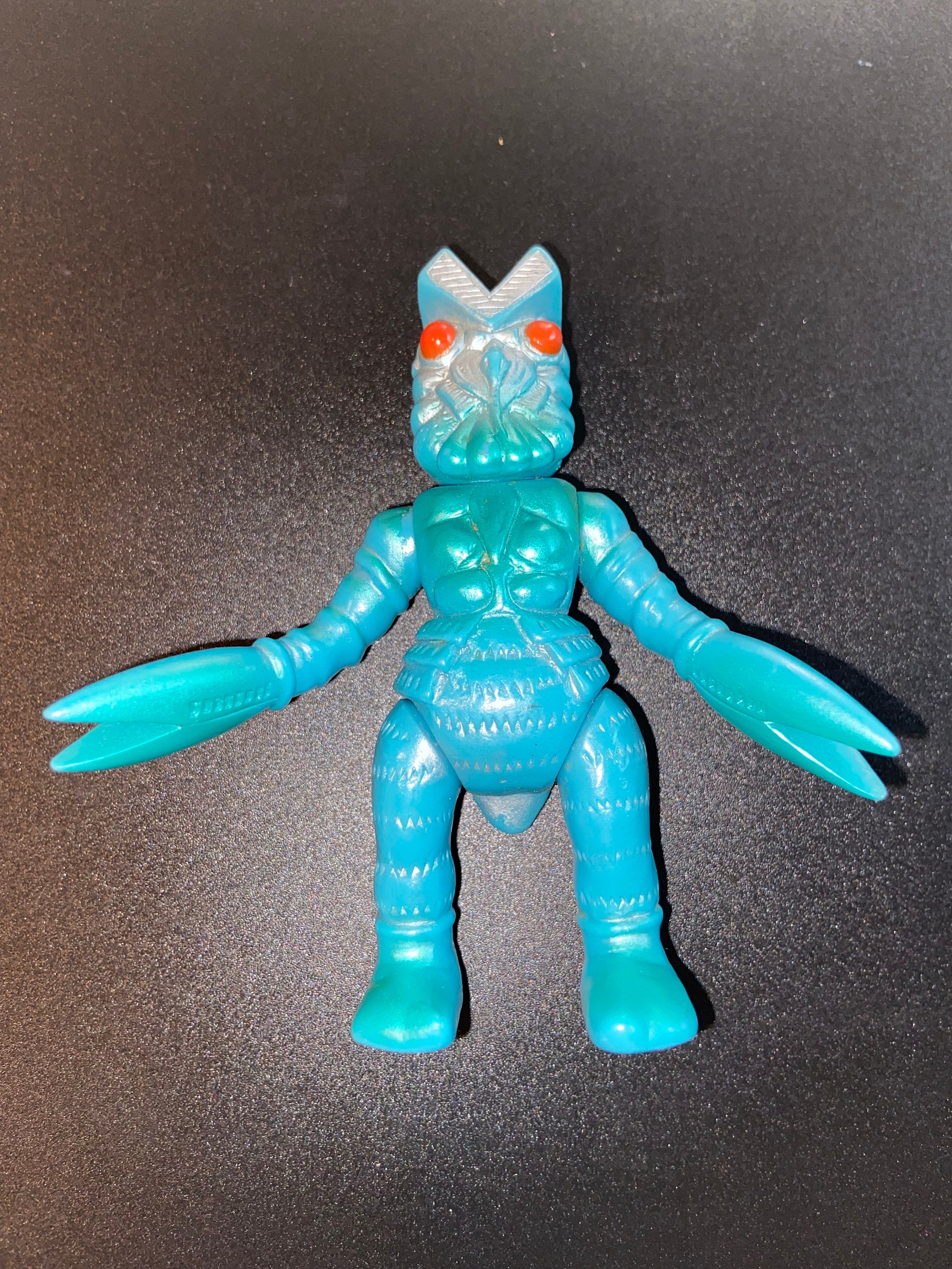 Vintage 3.5 “ Bullmark Small Soft Vinyl Toy Sofubi Hand Painted