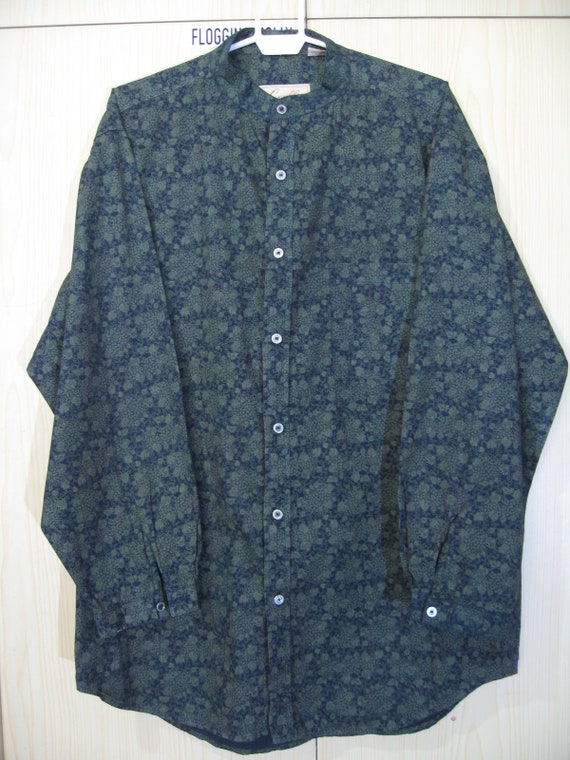 M Cotton 1980s Vintage SCULLY Western Bib Shirt F… - image 1
