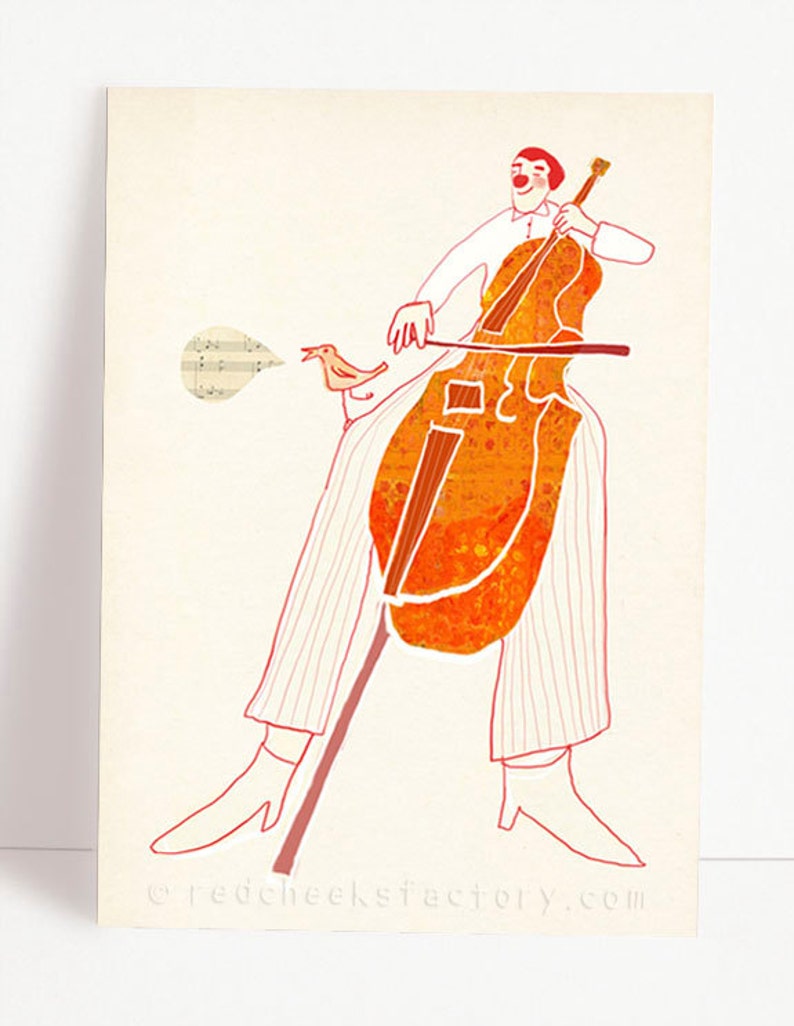 Set of 4 Various Music Postcards Music Greeting Cards Etsy