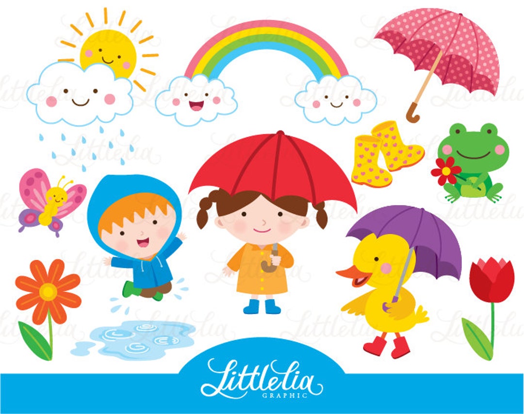 Rainy Day Spring Puddle Rainbow Clipart 15085 - Etsy Singapore Rainy Day Spring Puddle Rainbow Clipart 15085 - Etsy Singapore