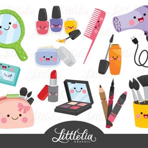 Beauty kawaii - makeup kawaii clipart - 17009