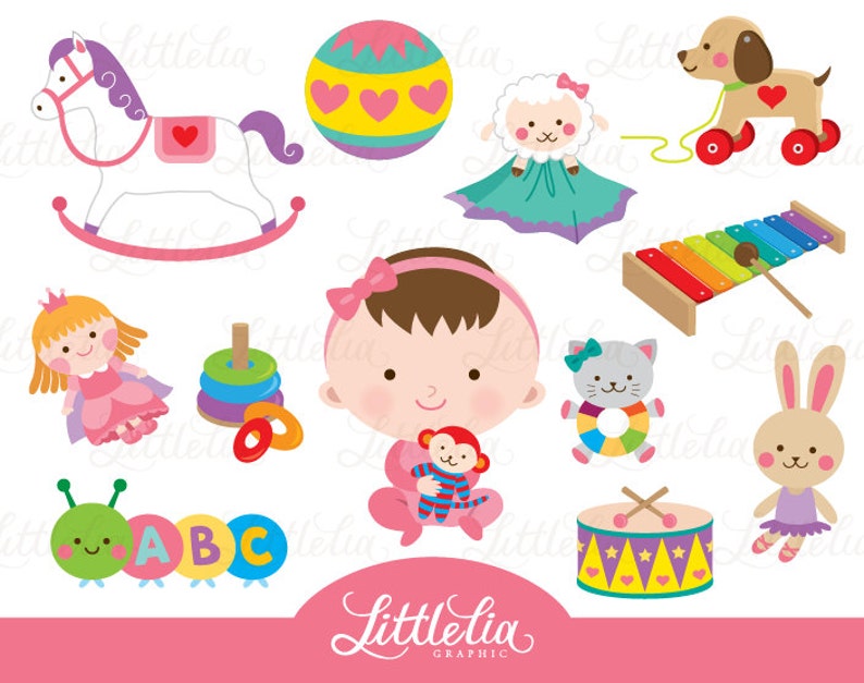 Baby girl toys clipart baby toys baby clipart 16037 image 1