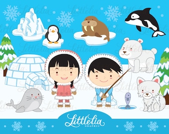 Frostigen Freund-Clipart-Set - download 14022 digital