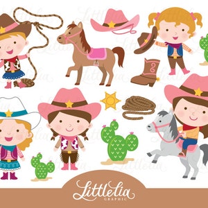 cowgirl clipart - wild west cowgirl clipart - 15028