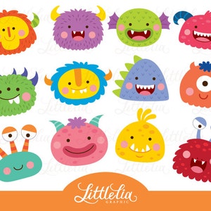 Monster Gesicht Clipart - Monster Kopf Clipart - 17015