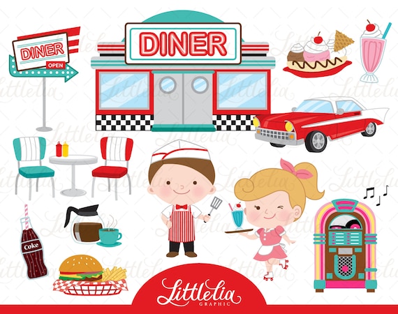 Free 1950s Diner Clipart