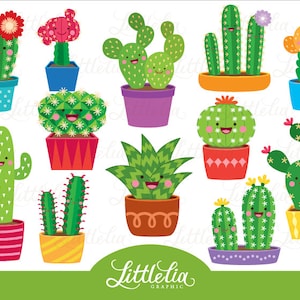 Clipart di cactus - cactus carino - succulento - 15065