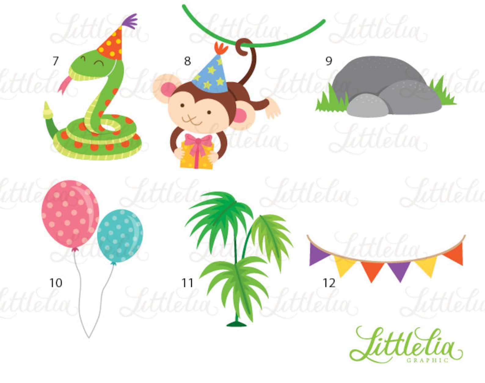 Jungle Birthday Party Animal Party 16004 - Etsy