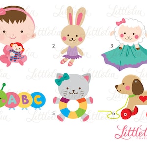 Baby girl toys clipart baby toys baby clipart 16037 image 2