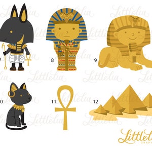 Ancient Egypt Clipart - Egypt Clipart - 15077 - Etsy UK