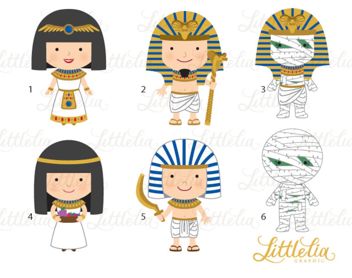 Ancient Egypt Clipart - Egypt Clipart - 15077 - Etsy UK
