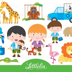 Jungle rescue - Animal rescue - Veterinarian clipart - 15083