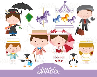 Mary Poppins clipart - 16009