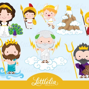 Greek gods clipart - mythology clipart - 17039