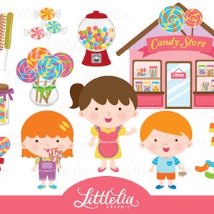 Candy shop clipart - Sweet candy clipart - 15039