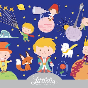 Little prince - fantasy clipart - 17053