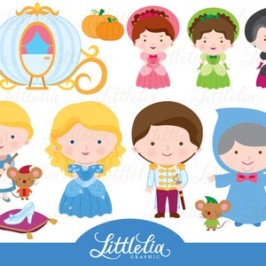 Cinderella clipart - princess clipart - 15032