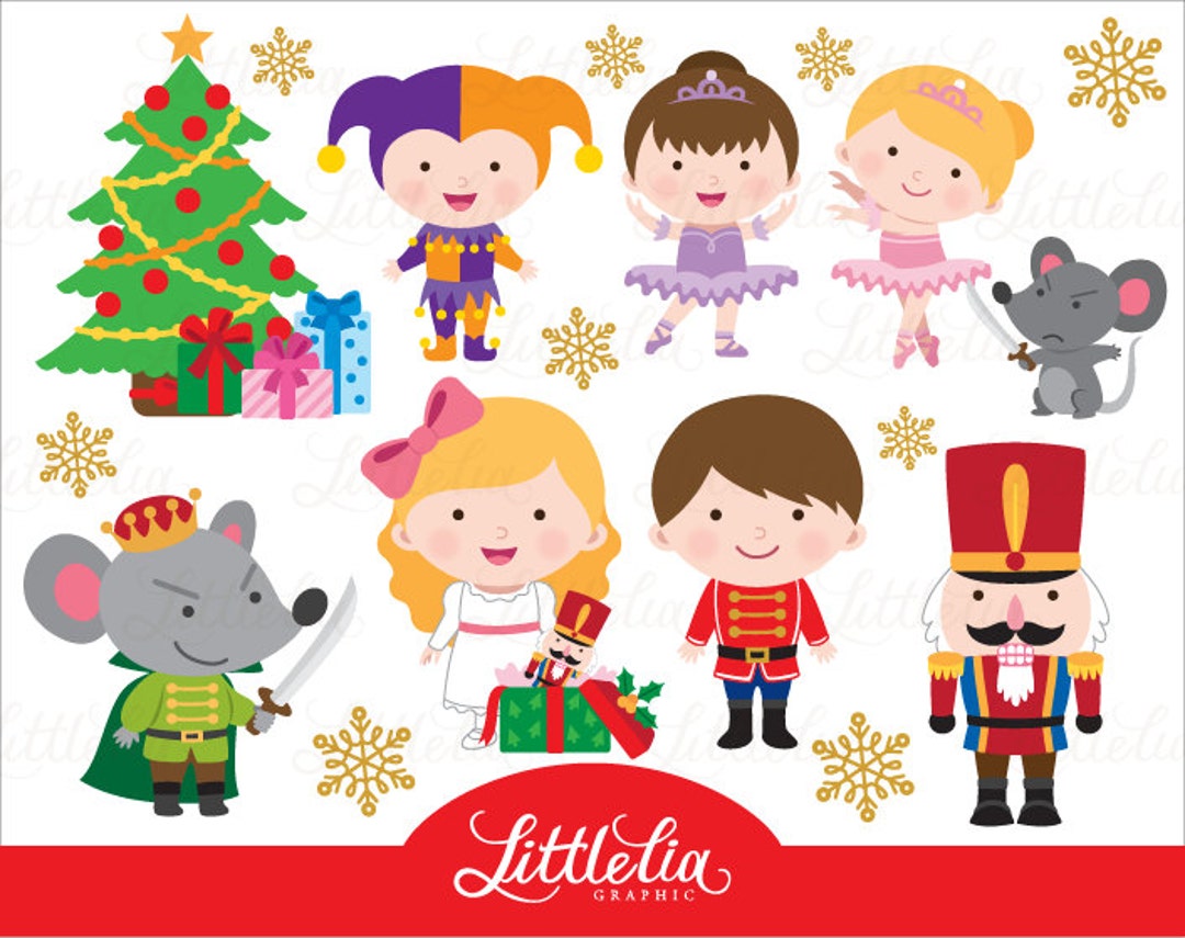 Nutcracker Ballet Christmas Nutcracker Clipart 15074 - Etsy