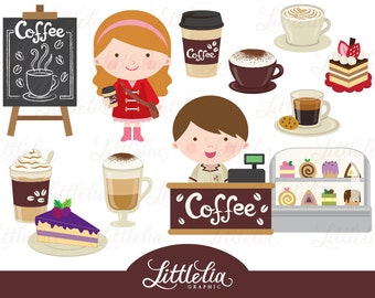 Coffee clipart - Coffee shop clipart - 15038