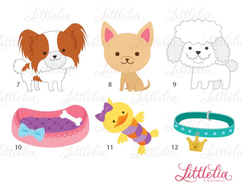 Cute toy dog clipart dog clipart 16017 image 3