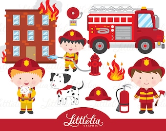 Firefighter Clipart Fire Clipart 1521 - Etsy Singapore Firefighter Clipart Fire Clipart 1521 - Etsy Singapore