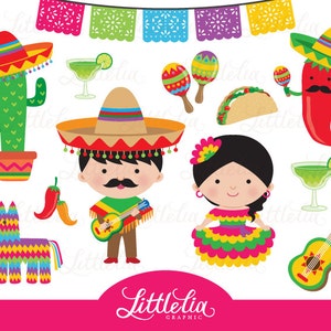 Fiesta clipart - Mexican cinco de Mayo clipart - 15058