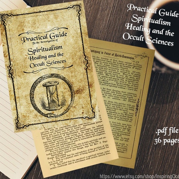Practical Guide, Spiritualism, Healing and the Occult Sciences, pdf digital download book, 36 pages
