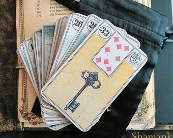 Lenormand Tarot Cards With Bag, 36 Cards, Full Deck - Etsy