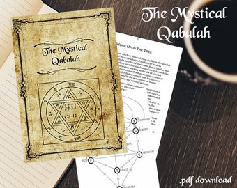 Mystical Qabalah, pdf digital download book, 280 pages