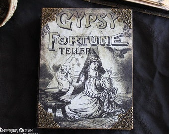 Gypsy fortune teller, wood keepsake box