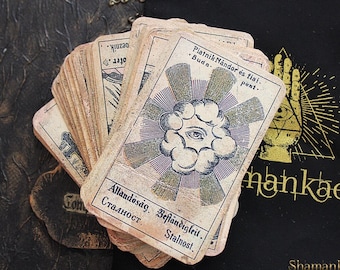 Fortune telling cards, 32 cards, Germany