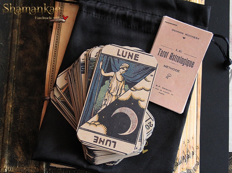 Handmade Vintage Astrologique Tarot, 48 Cards - Etsy