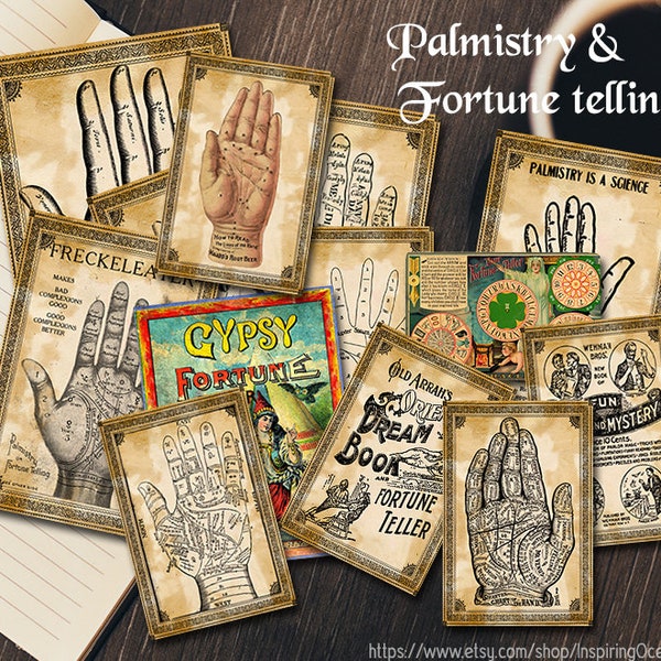 Vintage Palmistry - Etsy