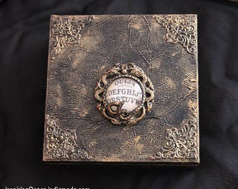 Ouija board wood box keepsake box