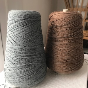 Lovely silky ‘Cascade’ Yarn for Machine Knitting. Hand Knitting. Weaving. Embroidery.