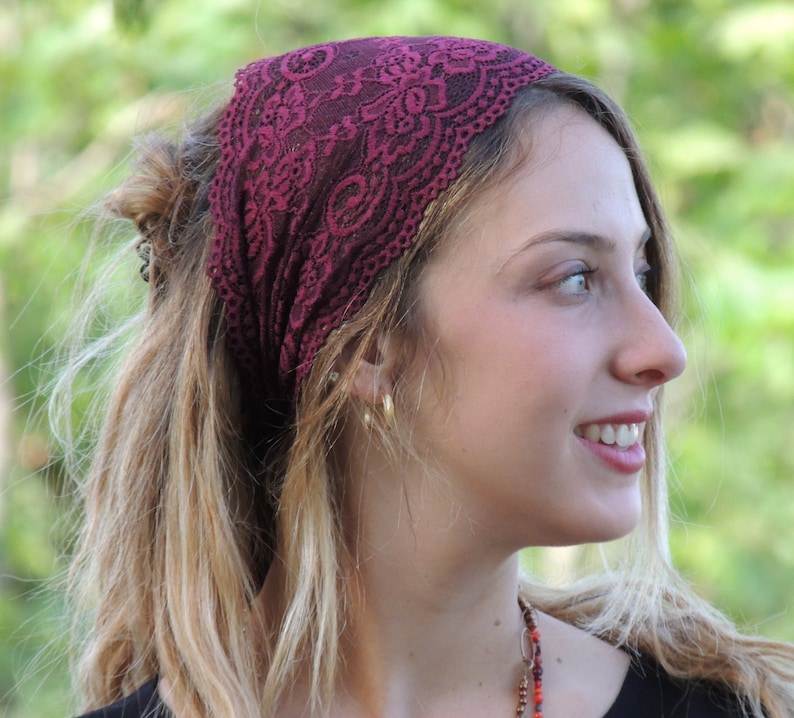 How to Sew Lace Headband PATTERN How to Sew Your Bandana PDF Etsy