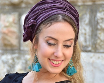 Sigal Headwrap, Headband Tichel  ,Snood, Head Scarf, Head Covering, Jewish headcovering, Scarf, Bandana