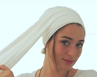Volumizer & Volume Strip-NEW-All In One Hat-Great under tichel,head scarves, wigs,chemo,head coverings volumizing hijab headpiece bun