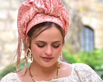 Serena Treasure Tichel, Haarschal, Kopftuch, Kopfbedeckung, Jüdische Haarbedeckung, Schal, Bandana, Schürze, Chemo, Headwrap, Volumencreme