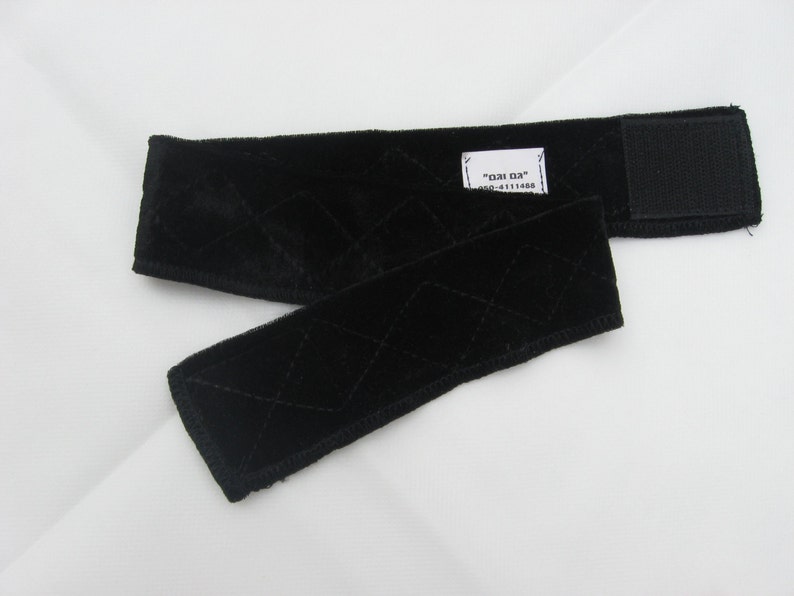 Non-Slip No Slip Headband Black Great for Tichel, Head scarves, wigs, Tichel, Head Coverings, Jewish Headcovering, Scarf, Bandana, Apron image 3