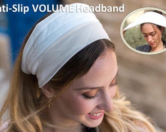 Volume & Non-Slip Headband Great under Headband, Tichel, Head Scarves, Wigs, Tichel, Head Coverings, Jewish Headcovering, Bandana